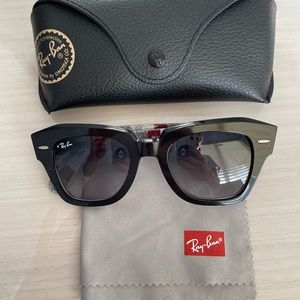 Ray-Ban State Street 49mm Gradient Square Sunglasses